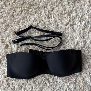 Victoria's Secret Black Strapless Bra